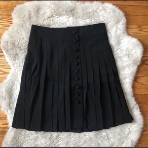 Black Burberry skirt